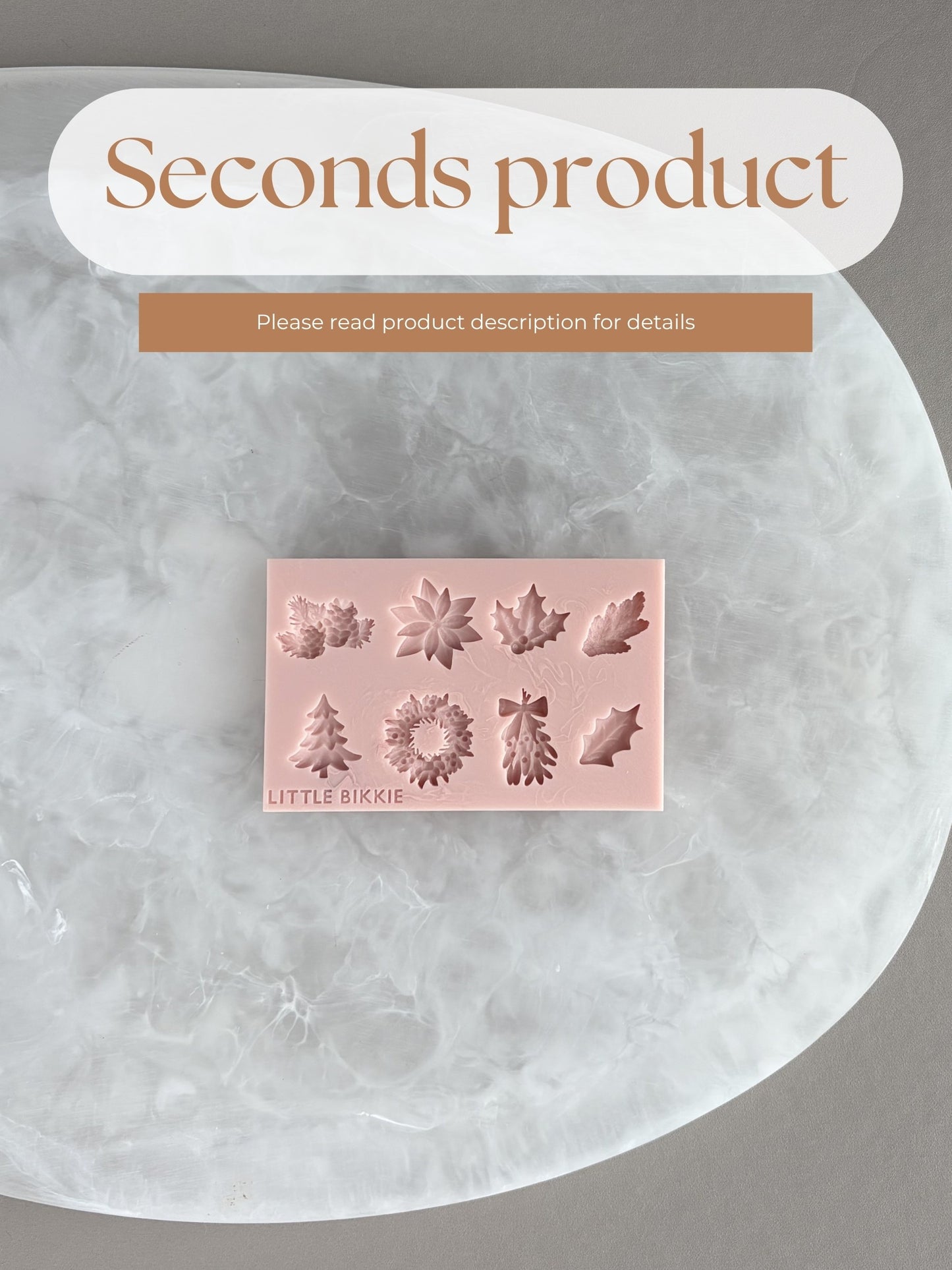 SECONDS Christmas Foliage Mould
