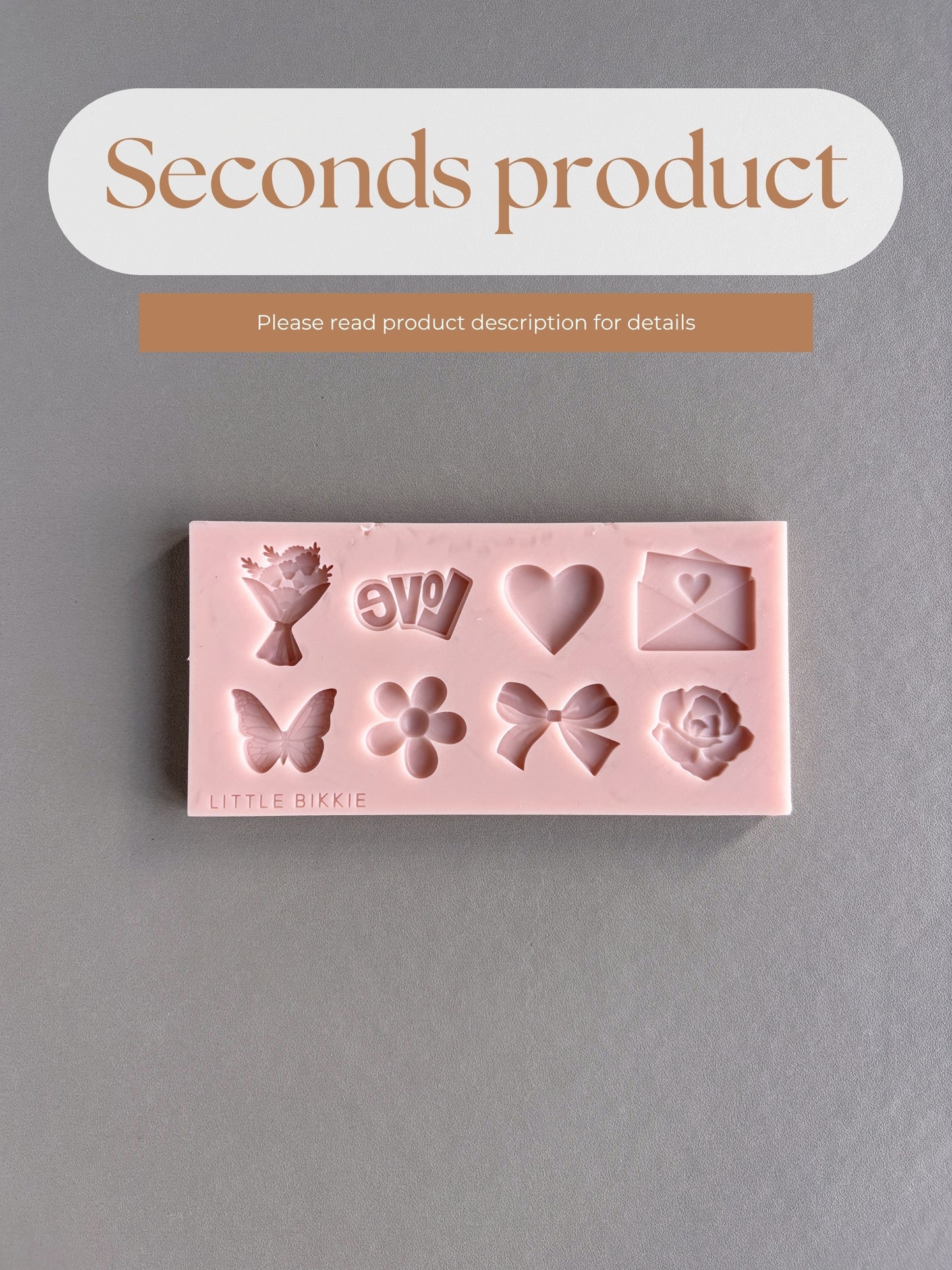 SECONDS Love Assorted Silicone Mould