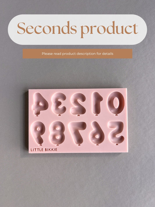 SECONDS Balloon Numbers Silicone Mould