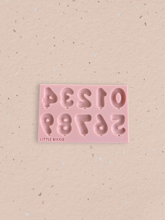 Balloon Numbers Silicone Mould