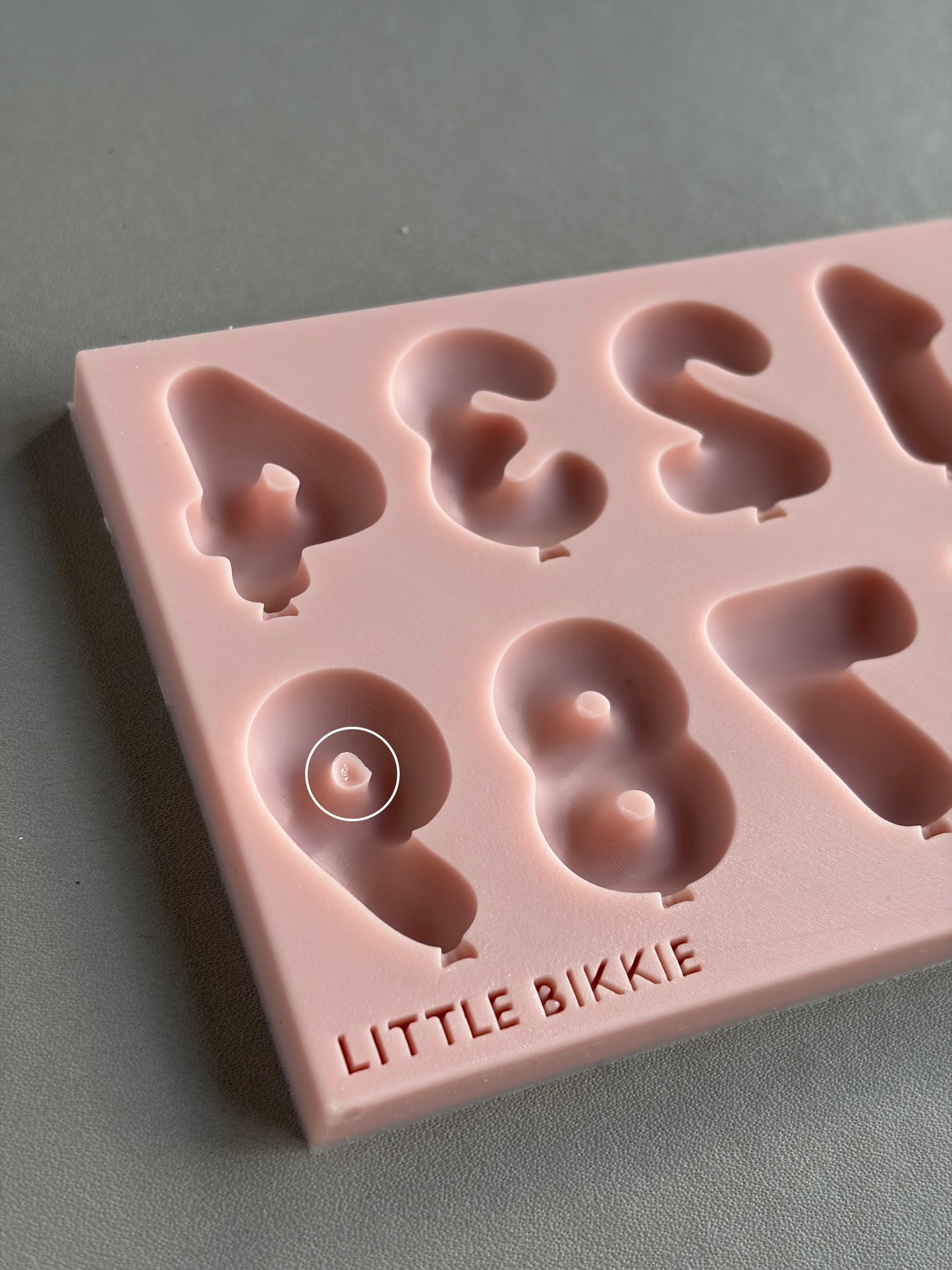 SECONDS Balloon Numbers Silicone Mould