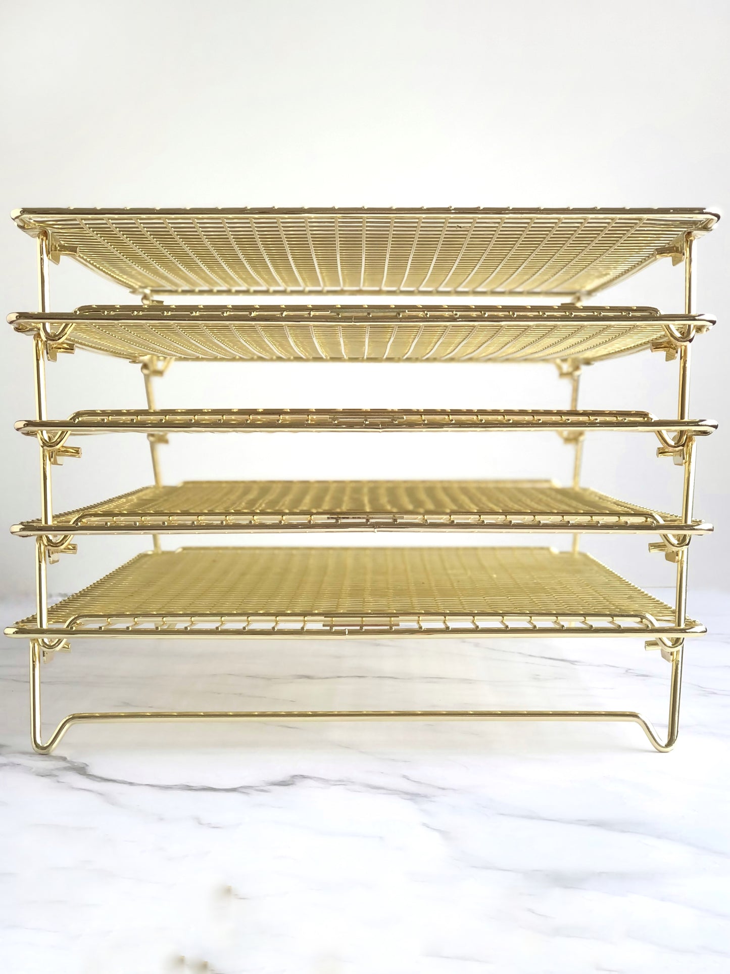 Gold Cooling Rack | Stackable | Foldable Legs – Little Bikkie Sugarcraft